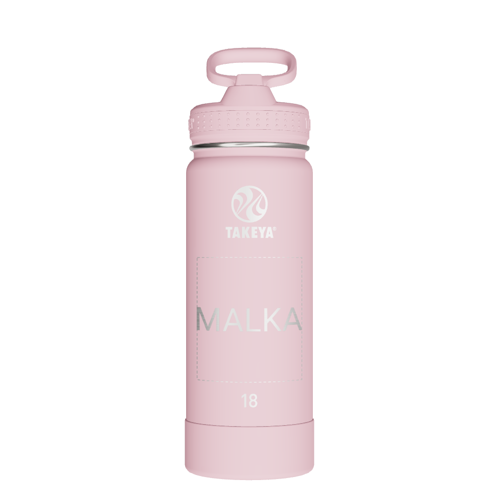 Actives Water Bottle With Straw Lid - customized