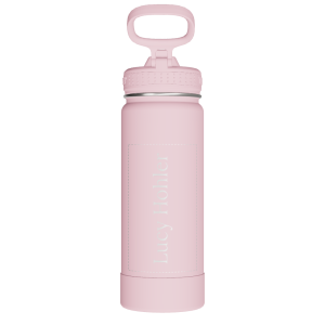 Actives Water Bottle With Straw Lid - customized