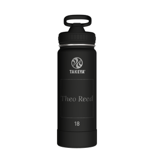 Actives Water Bottle With Straw Lid - customized