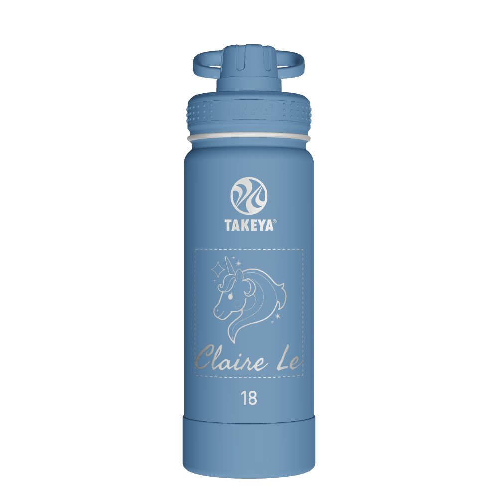 Actives Water Bottle With Spout Lid - customized