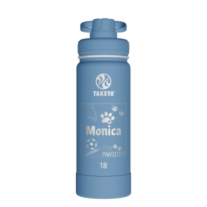 Actives Water Bottle With Spout Lid - customized