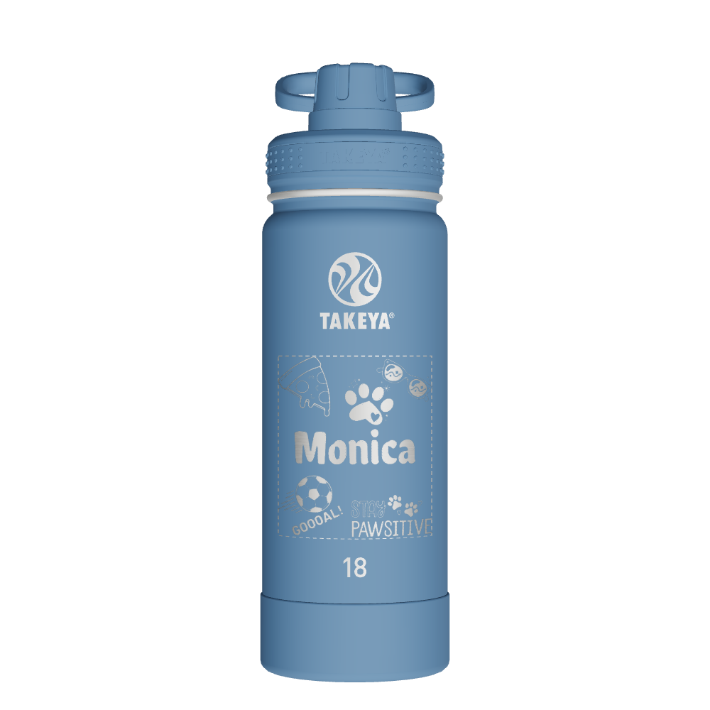 Actives Water Bottle With Spout Lid - customized