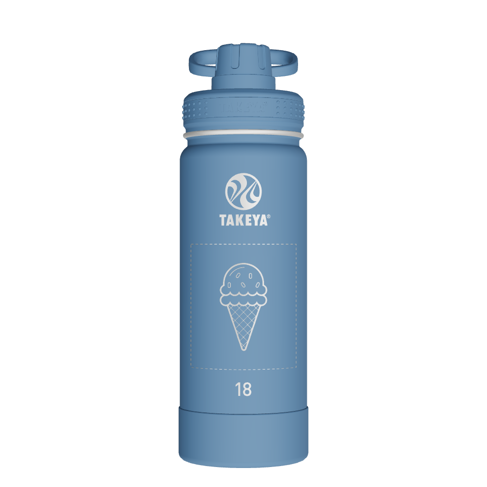 Actives Water Bottle With Spout Lid - customized