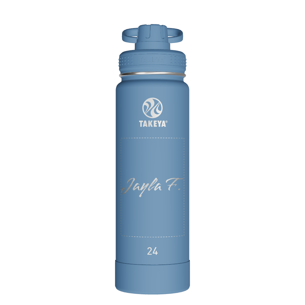 Actives Water Bottle With Spout Lid - customized