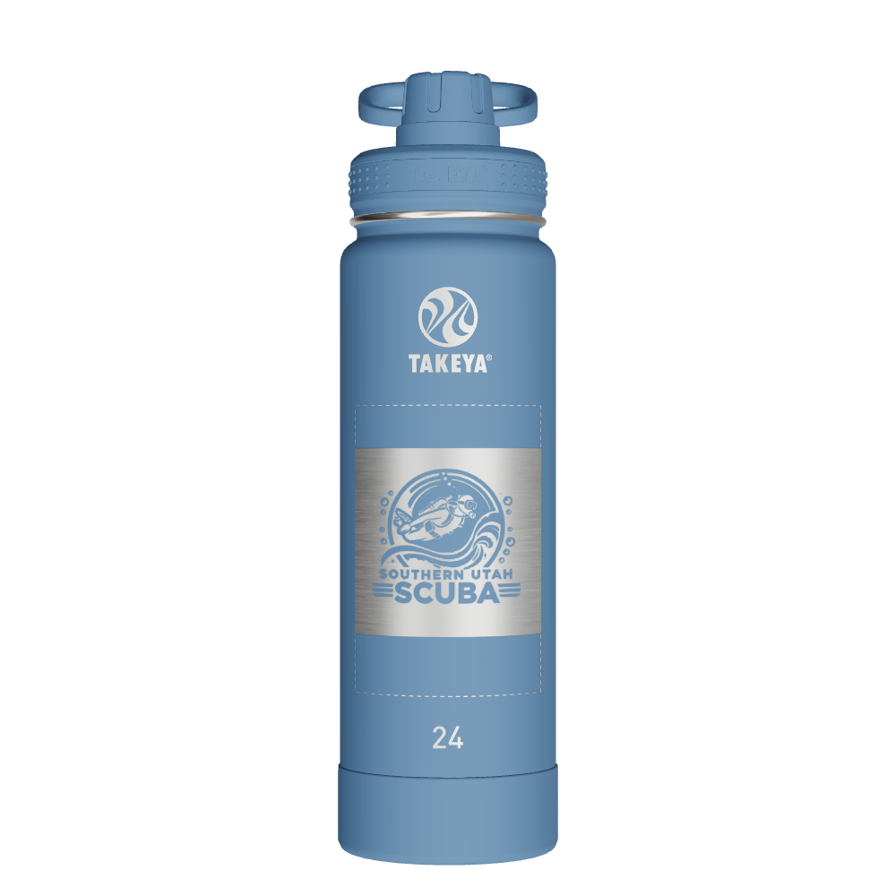 Actives Water Bottle With Spout Lid - customized