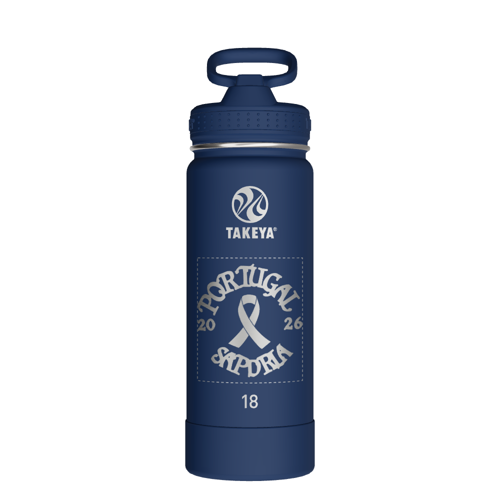 Actives Water Bottle With Straw Lid - customized