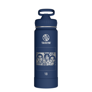 Actives Water Bottle With Straw Lid - customized