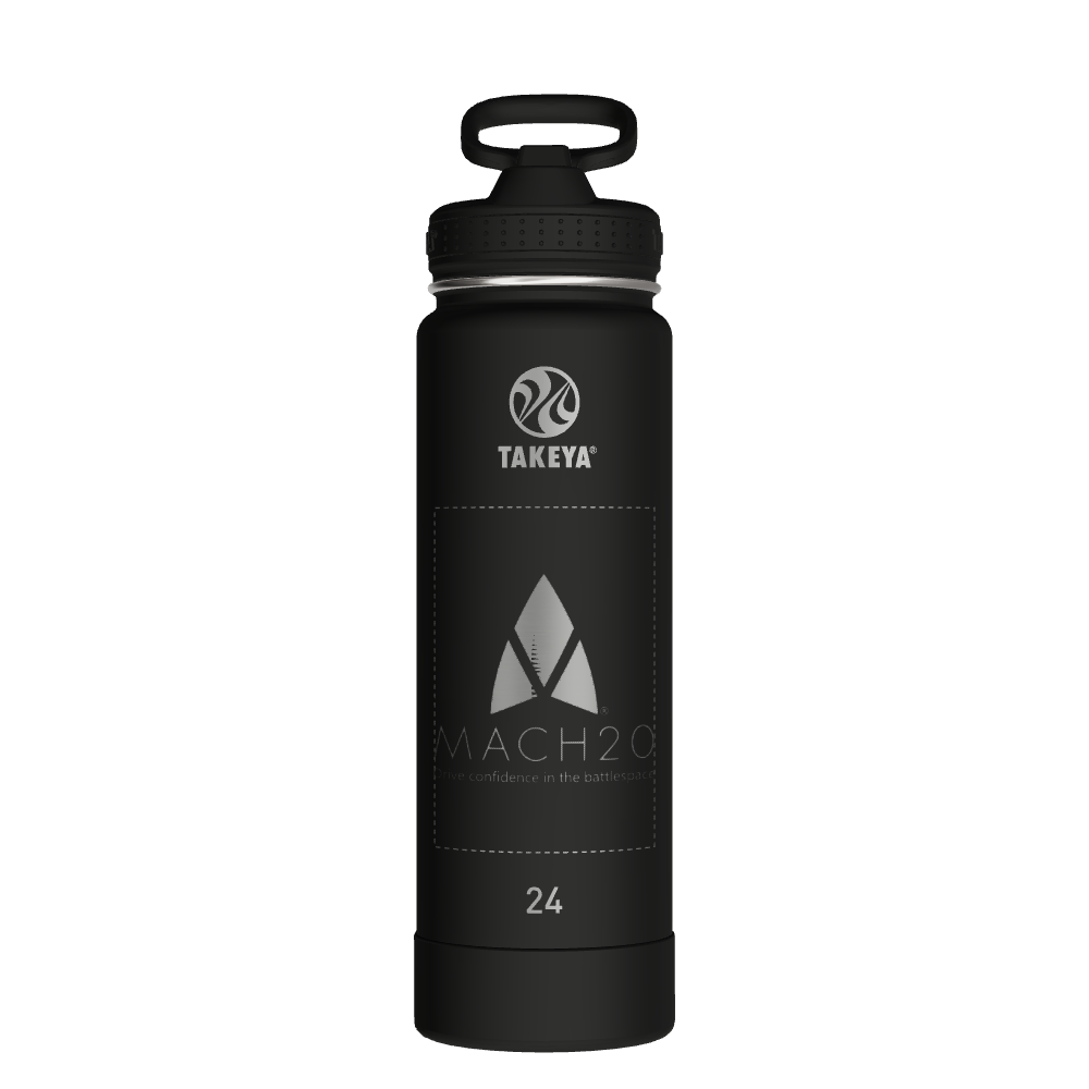 Actives Water Bottle With Straw Lid - customized