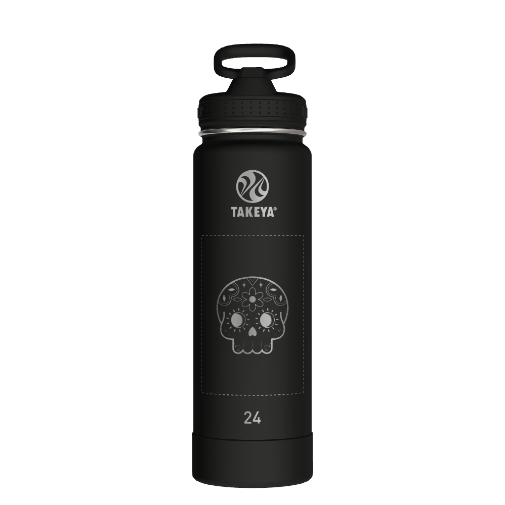 Actives Water Bottle With Straw Lid - customized