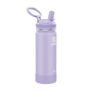 Actives Water Bottle With Straw Lid