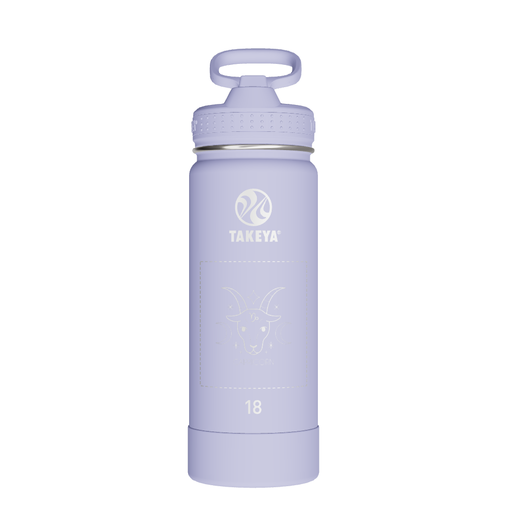 Actives Water Bottle With Straw Lid - customized