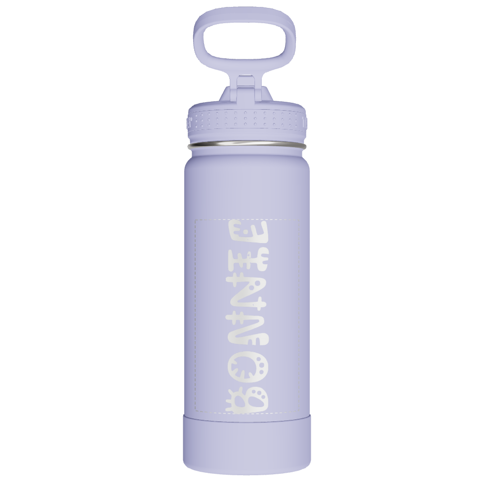 Actives Water Bottle With Straw Lid - customized