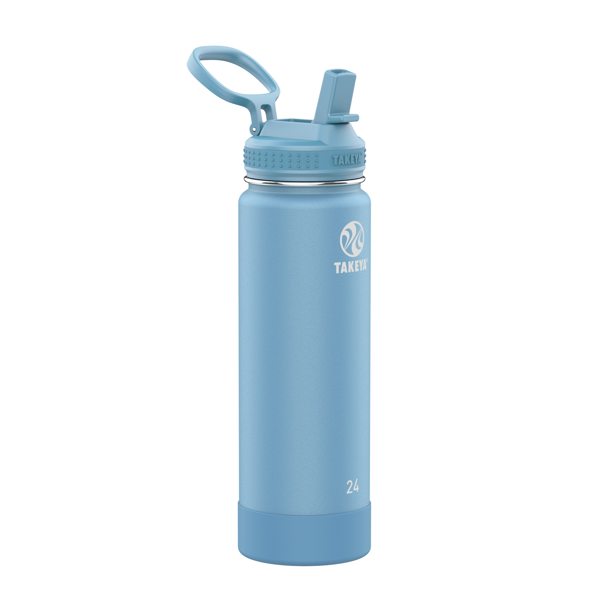 Actives Water Bottle With Straw Lid - Image 3