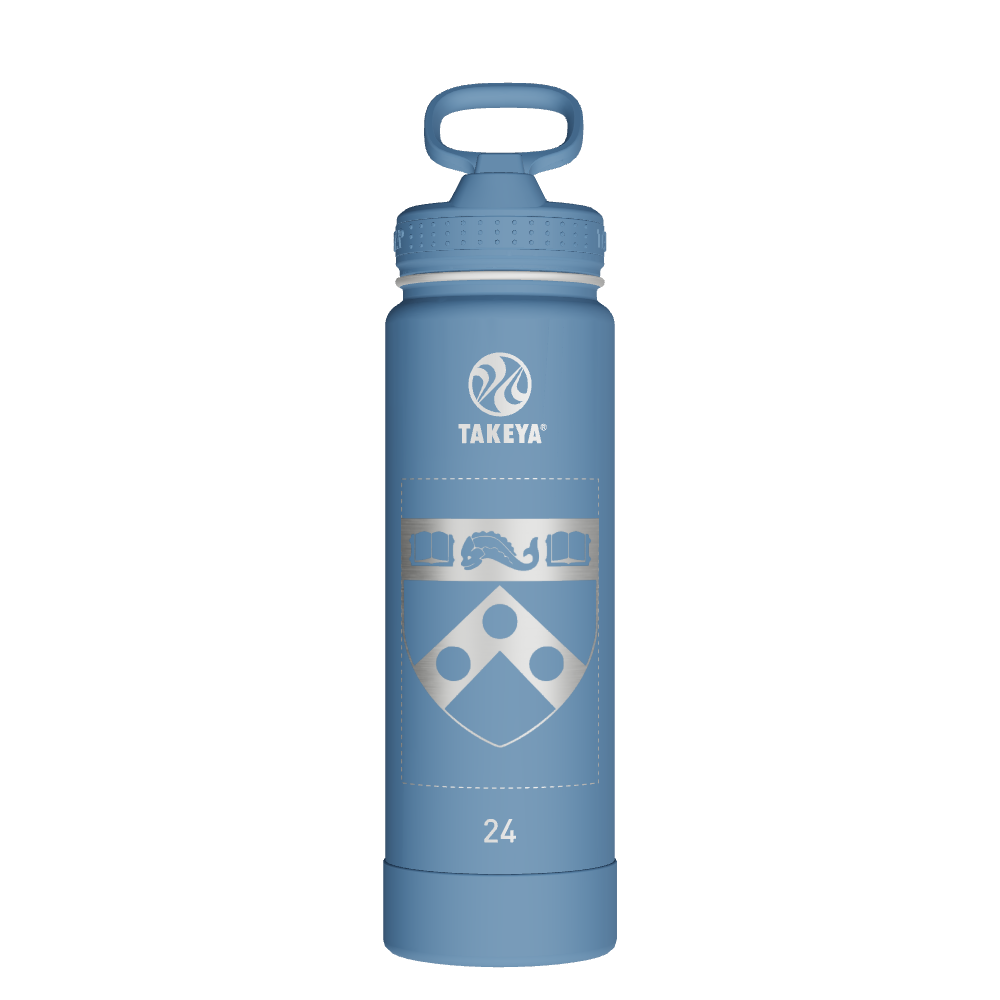 Actives Water Bottle With Straw Lid - customized