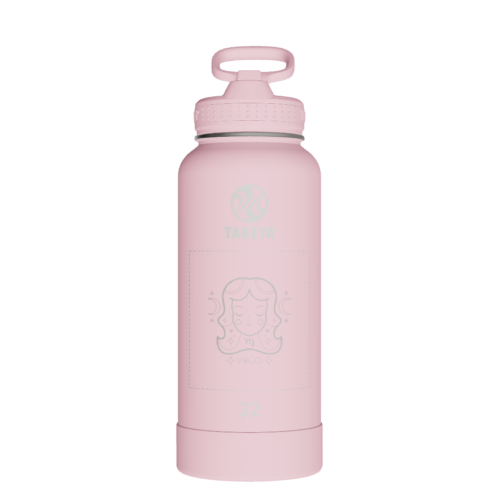 Actives Water Bottle With Straw Lid - customized