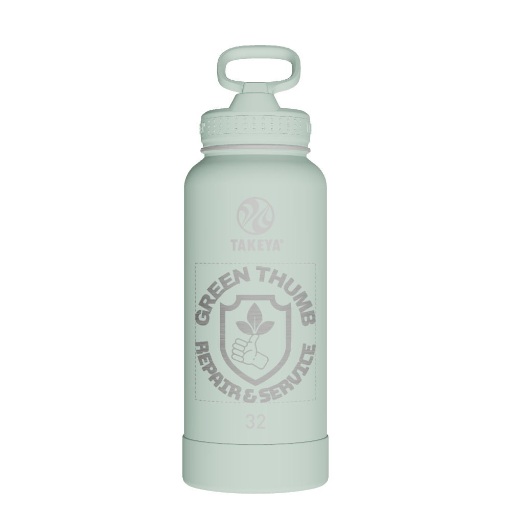 Actives Water Bottle With Straw Lid - customized