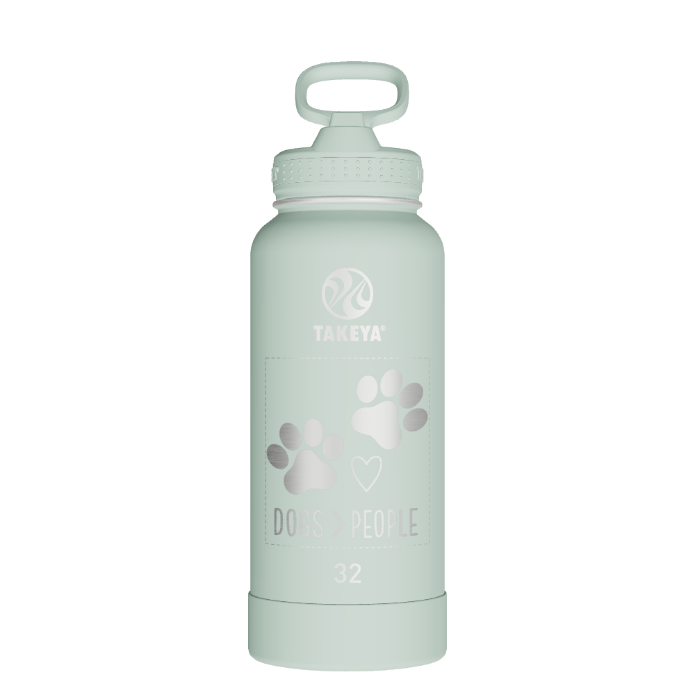 Actives Water Bottle With Straw Lid - customized