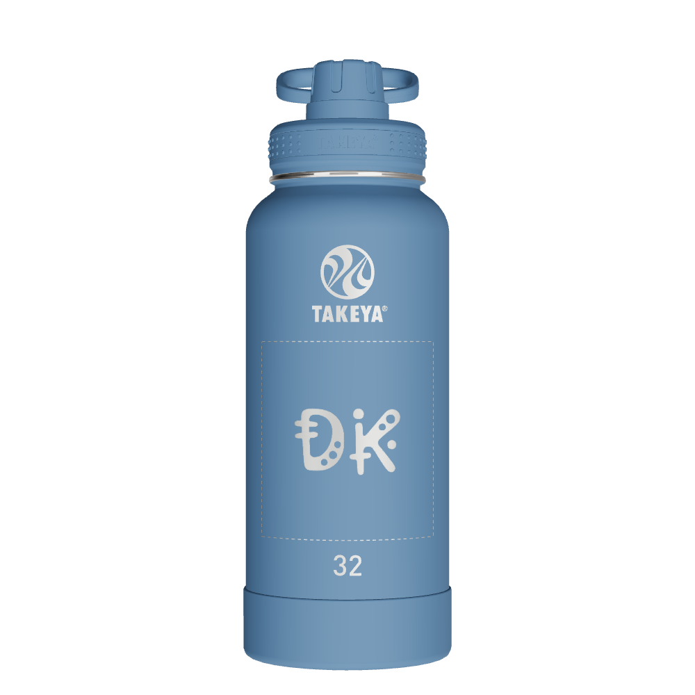 Actives Water Bottle With Spout Lid - customized