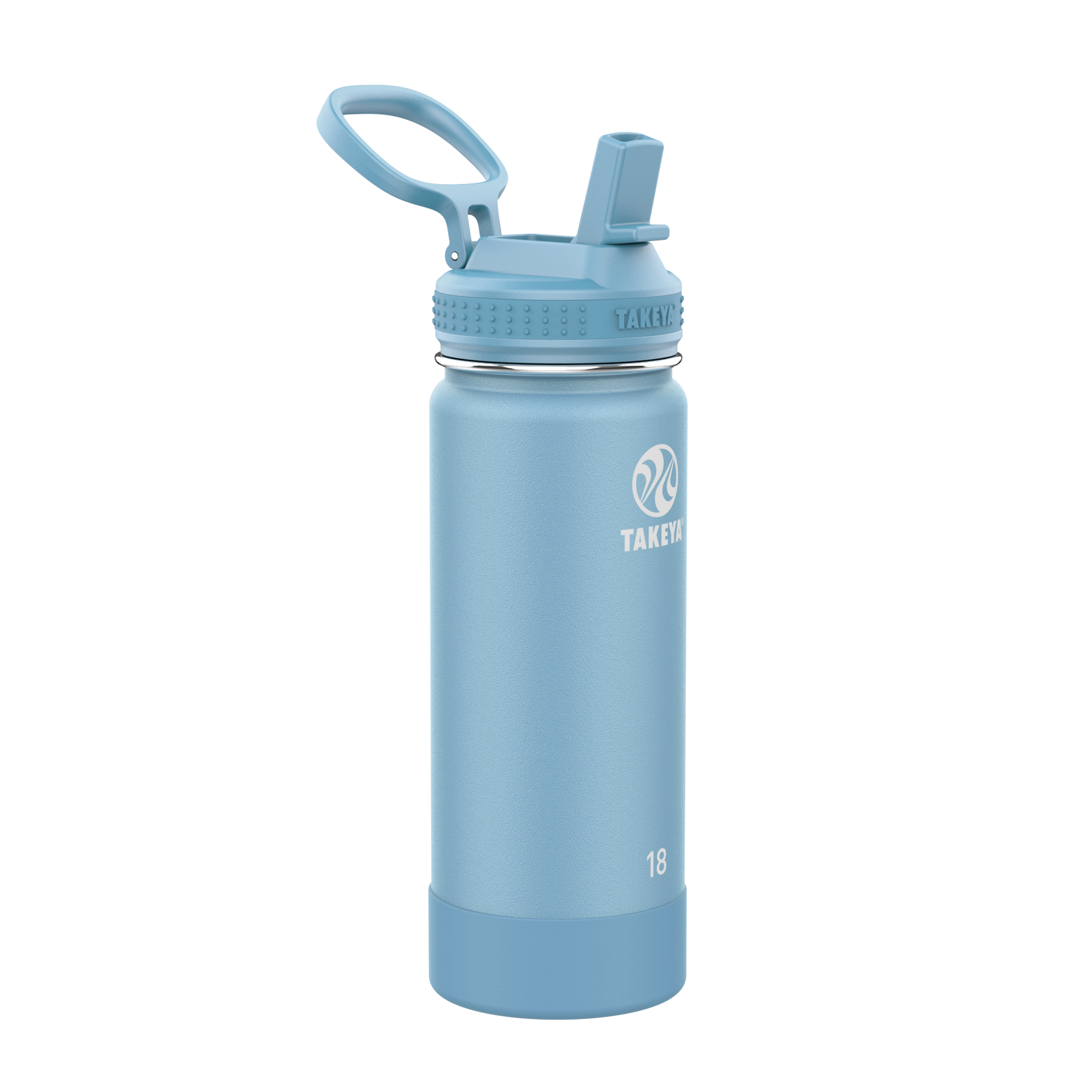 Actives Water Bottle With Straw Lid - Image 2