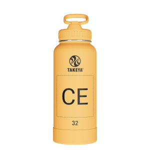 Actives Water Bottle With Straw Lid - customized