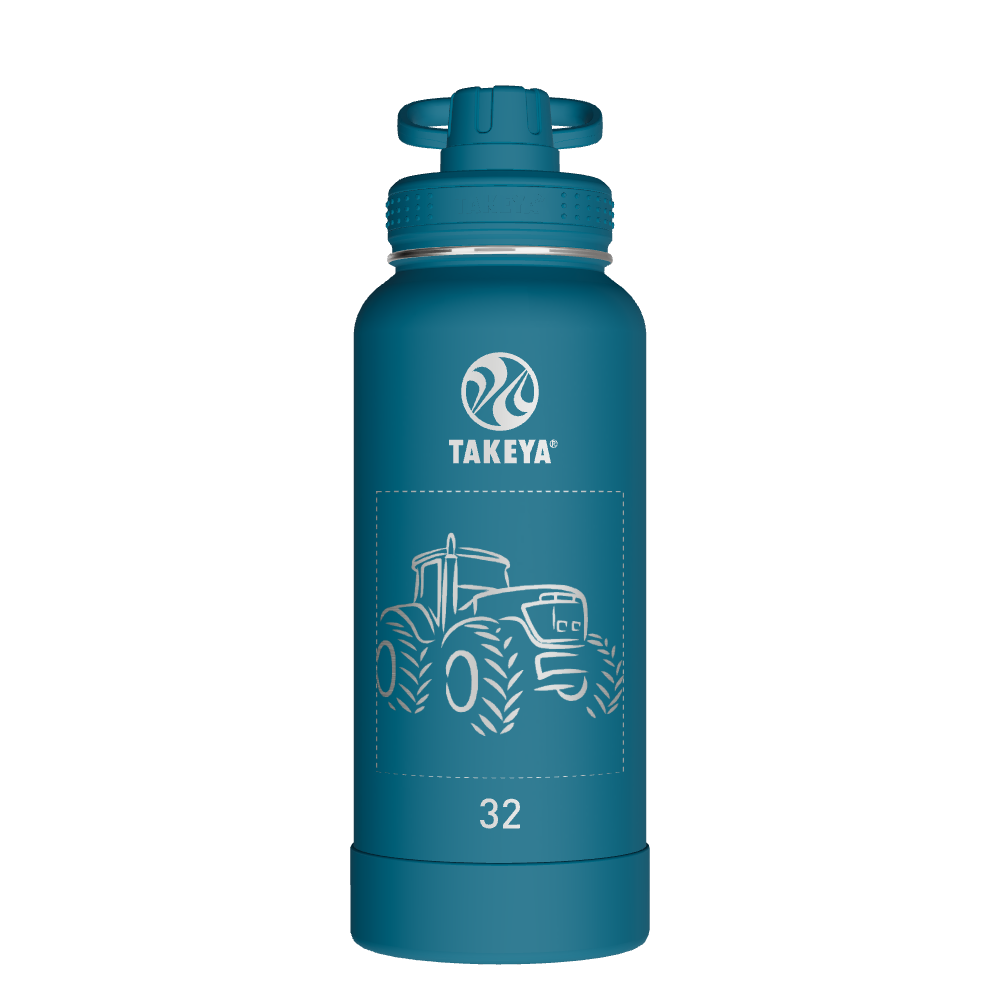 Actives Water Bottle With Spout Lid - customized