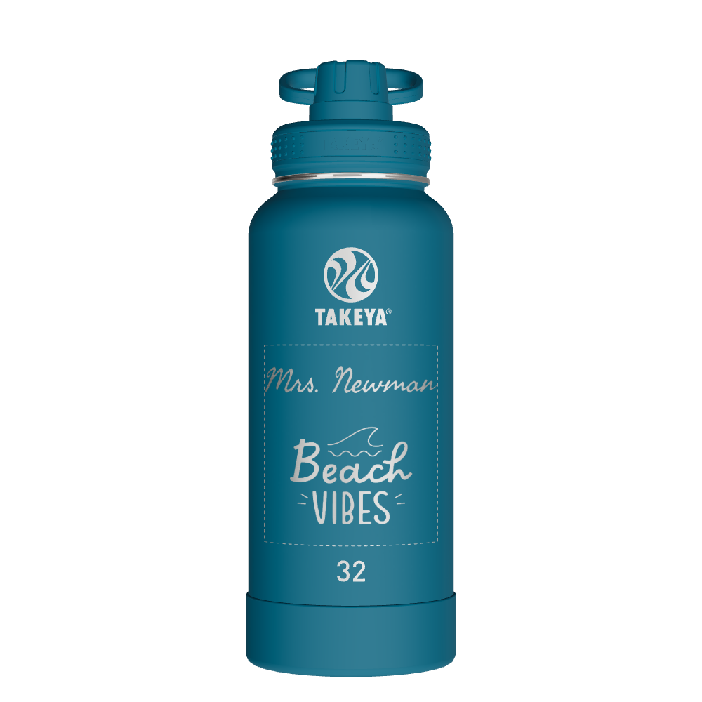 Actives Water Bottle With Spout Lid - customized
