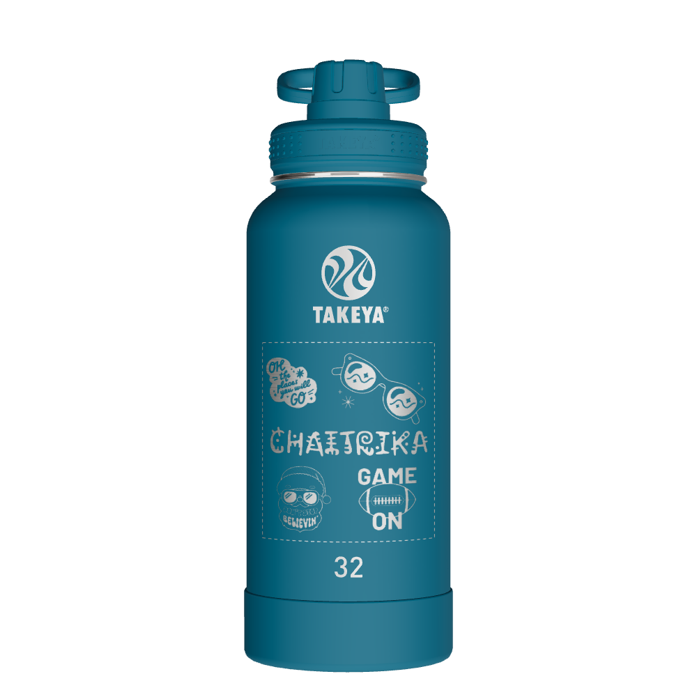 Actives Water Bottle With Spout Lid - customized
