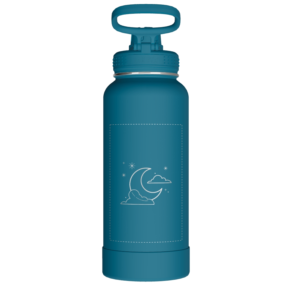 Actives Water Bottle With Spout Lid - customized - Image 2