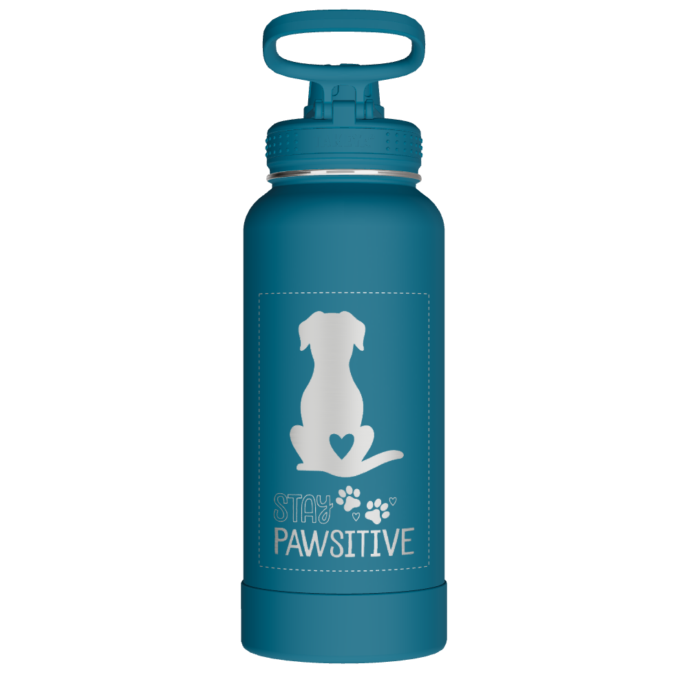 Actives Water Bottle With Spout Lid - customized - Image 2