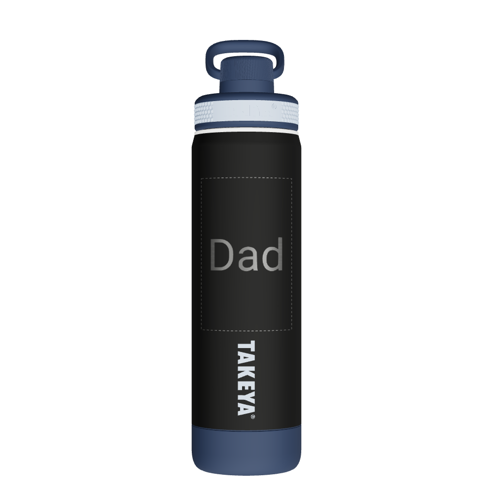 Sport Water Bottle Soft Touch With Spout Lid - customized