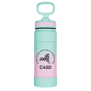 Actives Water Bottle With Straw Lid - customized
