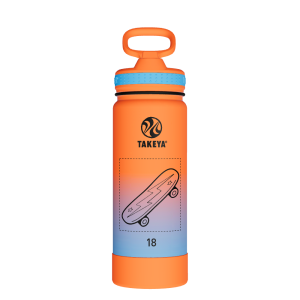 Actives Water Bottle With Straw Lid - customized