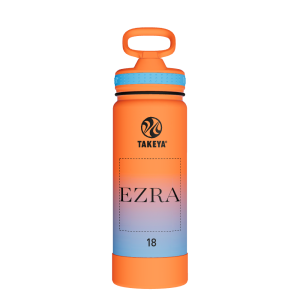 Actives Water Bottle With Straw Lid - customized