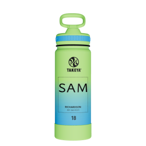 Actives Water Bottle With Straw Lid - customized