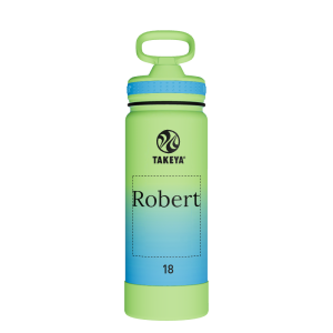 Actives Water Bottle With Straw Lid - customized