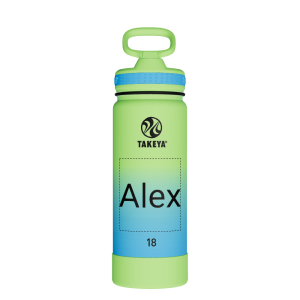 Actives Water Bottle With Straw Lid - customized