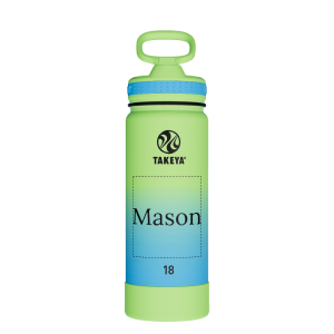 Actives Water Bottle With Straw Lid - customized