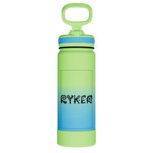Actives Water Bottle With Straw Lid - customized