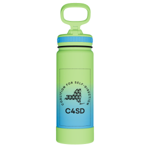 Actives Water Bottle With Straw Lid - customized