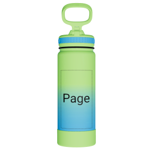 Actives Water Bottle With Straw Lid - customized