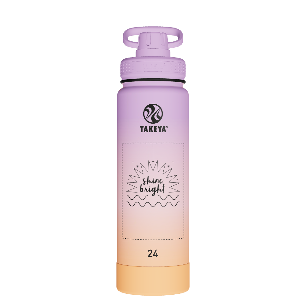 Actives Water Bottle With Spout Lid - customized