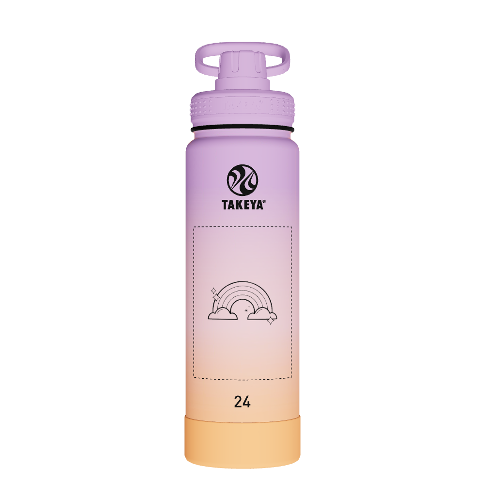 Actives Water Bottle With Spout Lid - customized