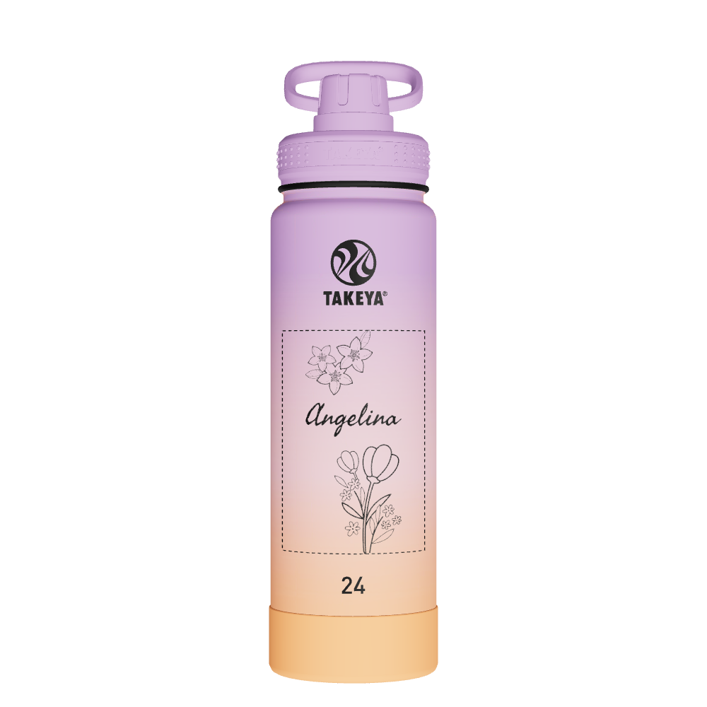 Actives Water Bottle With Spout Lid - customized