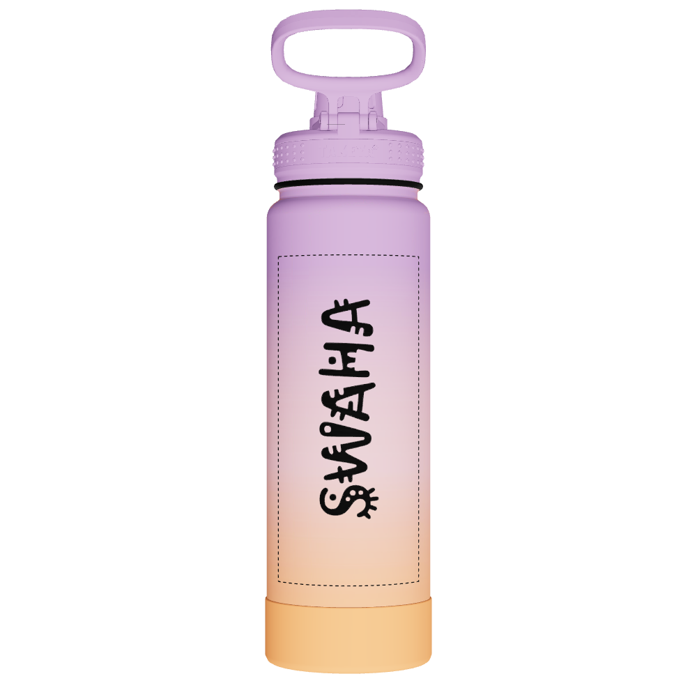 Actives Water Bottle With Spout Lid - customized