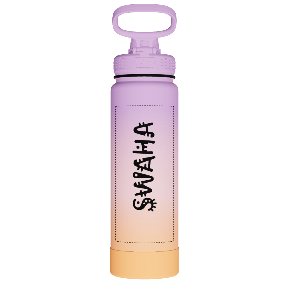 Actives Water Bottle With Spout Lid - customized