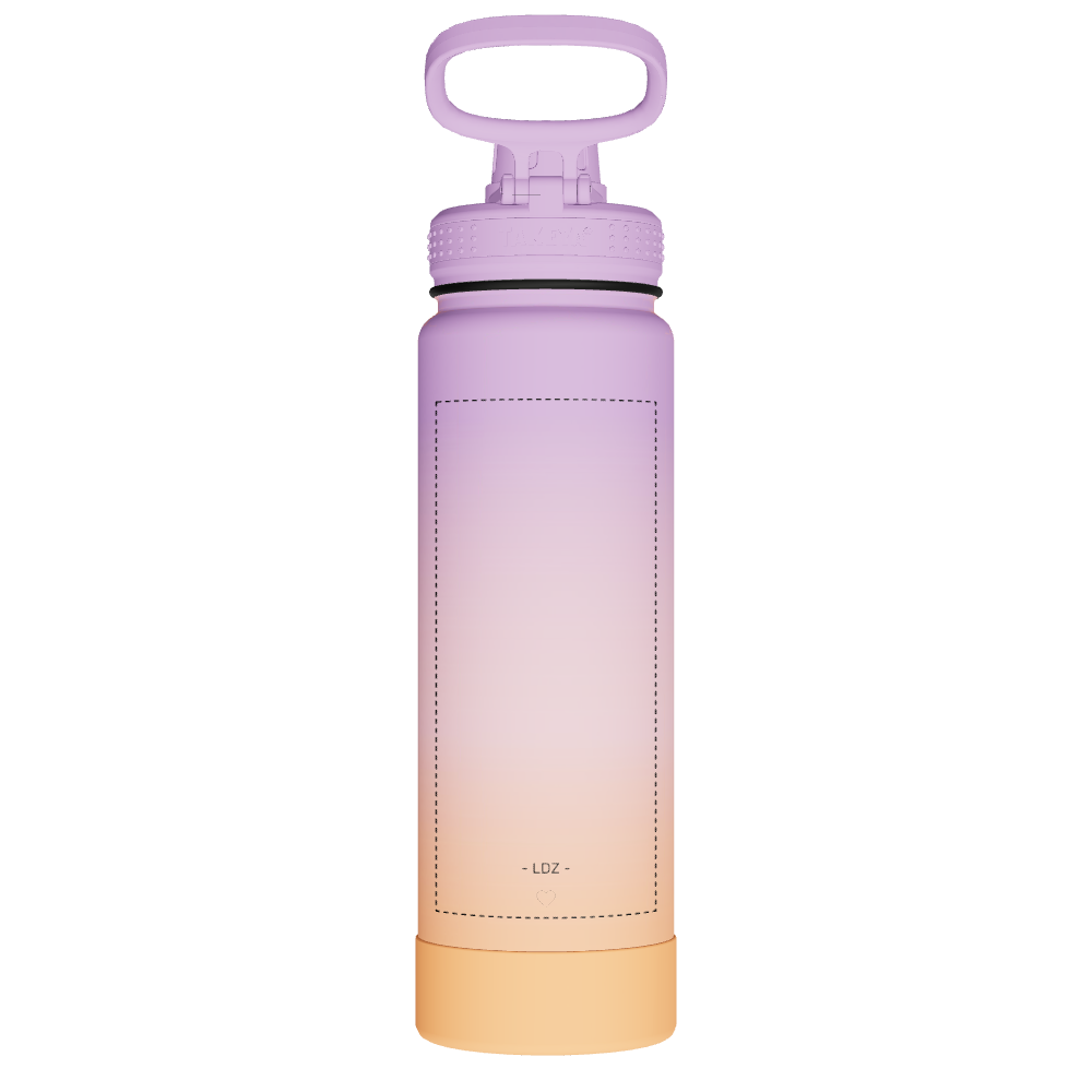 Actives Water Bottle With Spout Lid - customized - Image 2
