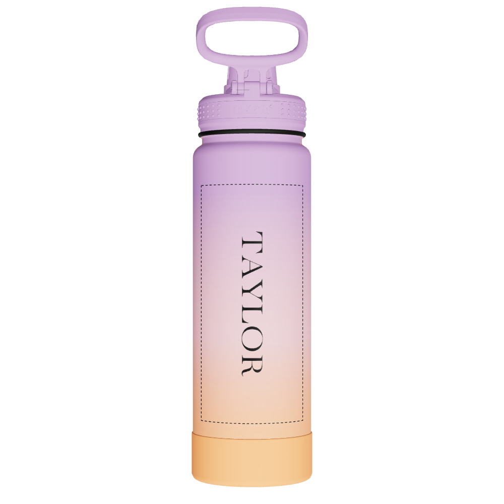 Actives Water Bottle With Spout Lid - customized - Image 2
