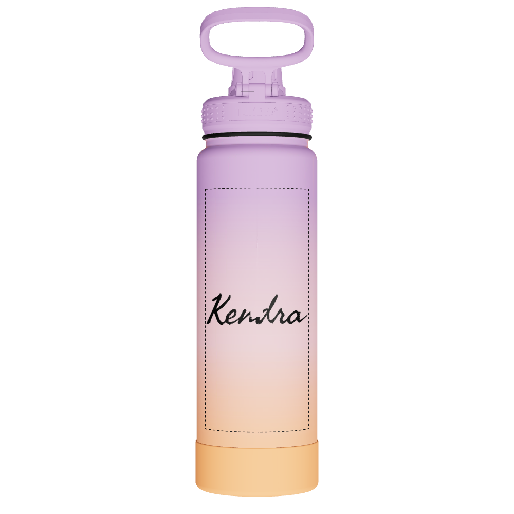 Actives Water Bottle With Spout Lid - customized - Image 2