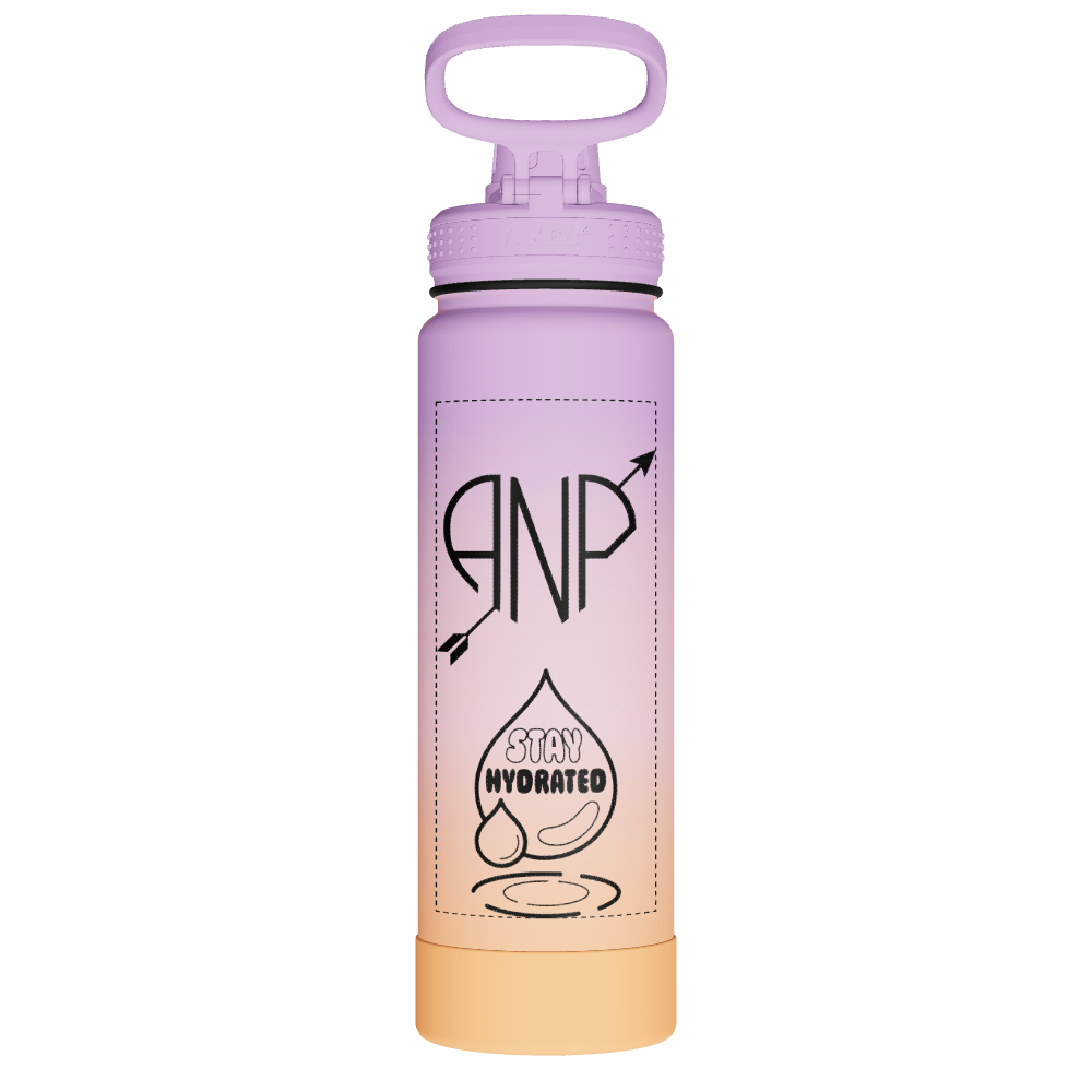 Actives Water Bottle With Spout Lid - customized - Image 2
