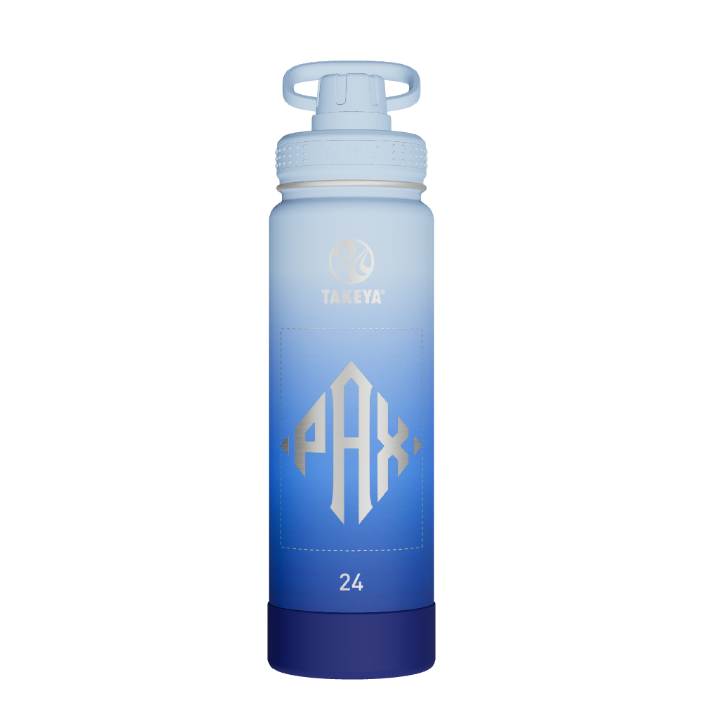 Actives Water Bottle With Spout Lid - customized